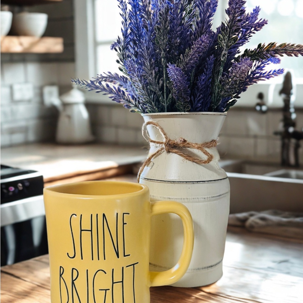 Rae Dunn Yellow Shine Bright Mug